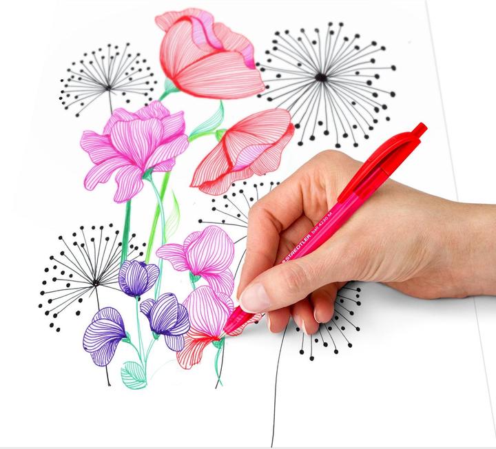 Produktbild Staedtler Multiverse Dreieckiger Kugelschreiber 8 Farben (Gemischte Farben, 8 x)
