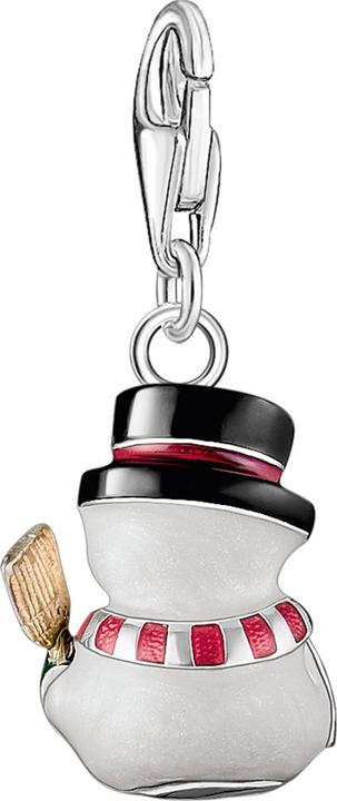 Immagine prodotto Thomas Sabo Ciondolo a forma di pupazzo di neve (Smalto a freddo, Argento 925 riciclato)