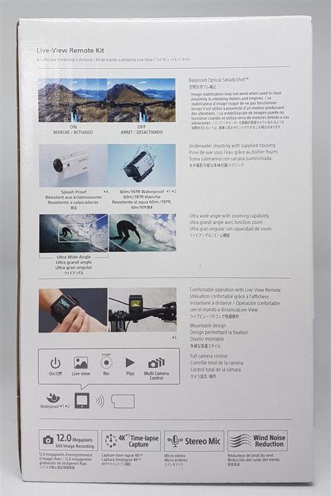 Actual product image Sony FDR-X3000R incl. finger grip (30p, Wi-Fi, Bluetooth)