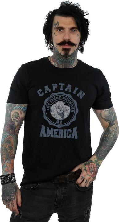 Immagine prodotto Captain America Collegiate Maglietta Uomo (4XL)