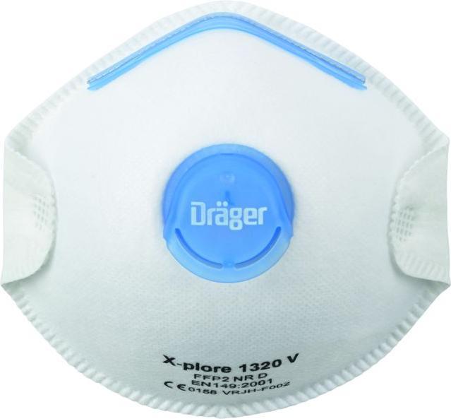 Produktbild L+D Feinstaubmaske X-plore® FFP2 NR D mit Ausatemventil (FFP2, 10 x)