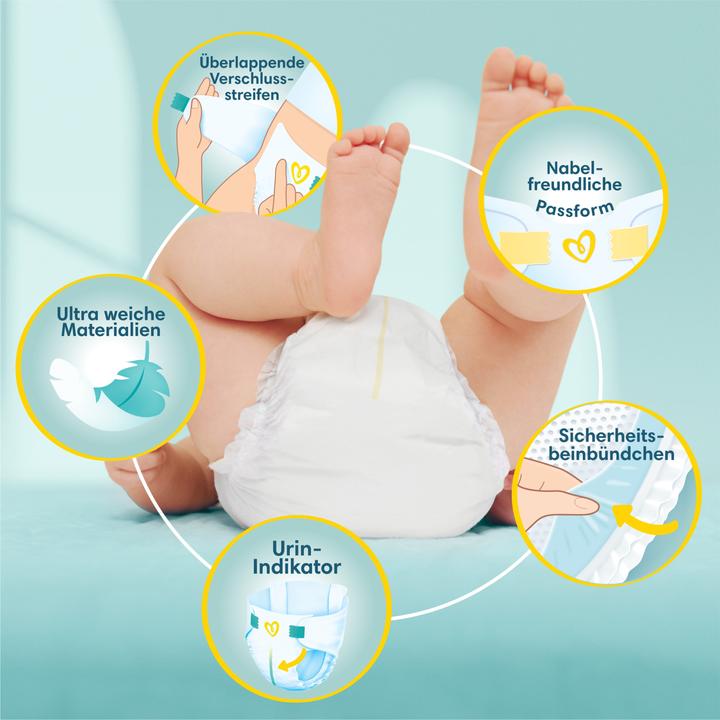 Produktbild Pampers Premium Protection (Gr. 0, Tragepack, 22 Stück)