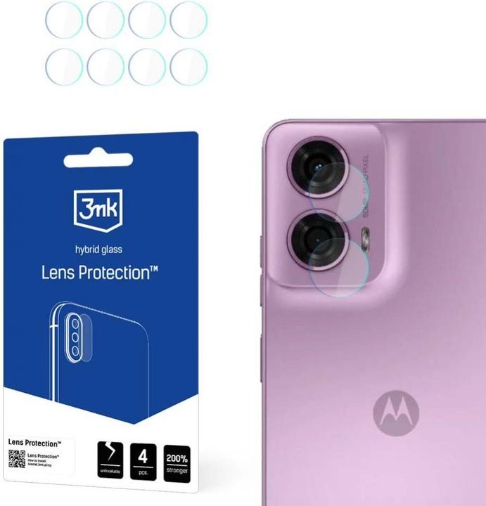 Actual product image 3MK Lens Protect Motorola Moto G24 Ochrona na obiektyw aparatu 4szt (1 Piece, Motorola Moto G24)