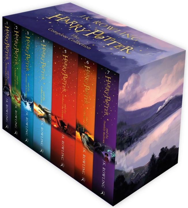 Actual product image Harry Potter Boxed Set: The Complete Collection, 7 Vols. (English, Joanne K. Rowling, 2014)
