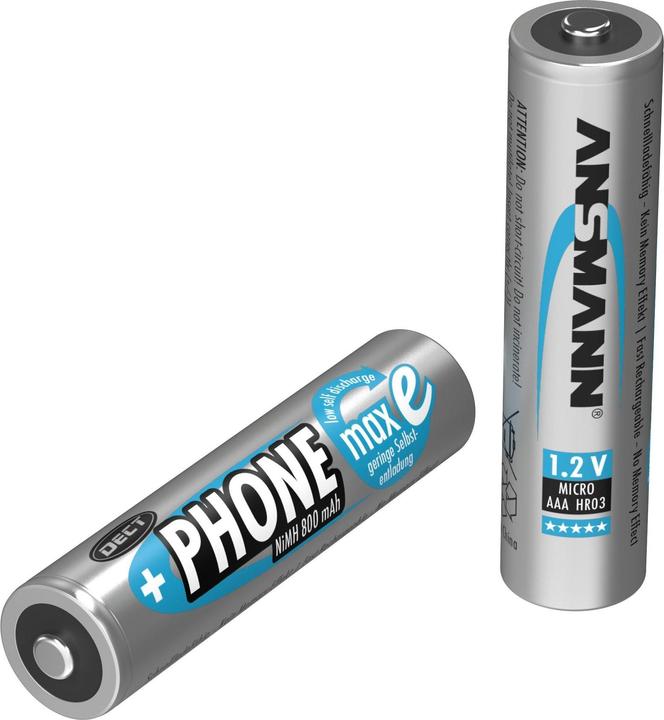 Image du produit Ansmann Téléphone (3 pcs, AAA, 800 mAh)