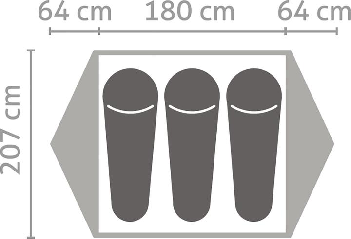 Produktbild Salewa Latitude III (Kuppelzelt, 2.80 kg, 3 Personen)