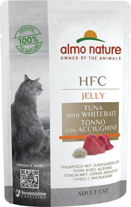 Immagine prodotto Almo Nature HFC Jelly tonno e acciughe (Adulto, 1 pz., 55 g)