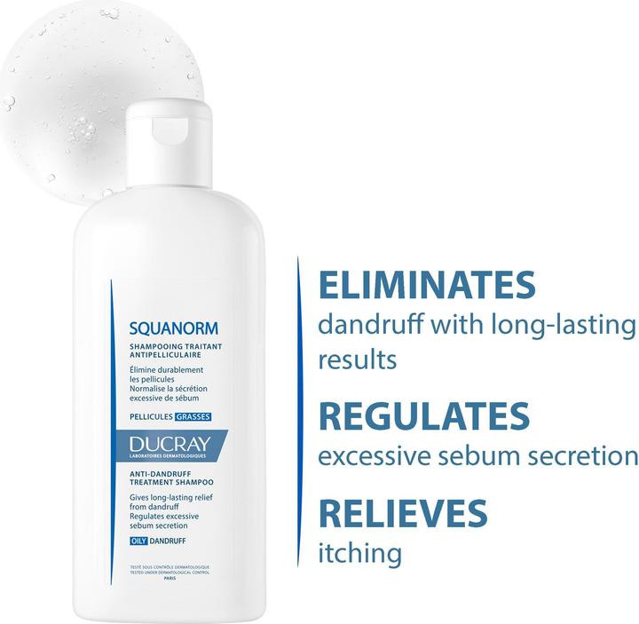 Produktbild Ducray Squanorm (200 ml, Flüssiges Shampoo)
