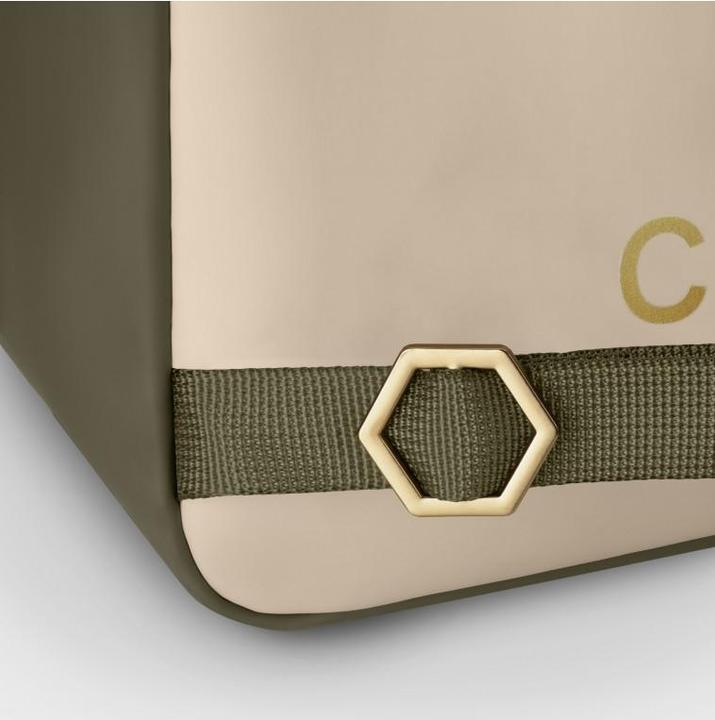 Produktbild Cluse Nuitée Petite Rucksack, Dunkelgrün Beige, Goldfarbe (6.80 l)