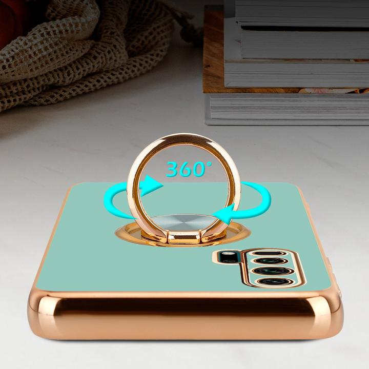 Image du produit Cadorabo Housse pour Honor 20 PRO en TPU avec protection pour appareil photo et anneau LM089 Style (Honor 20 Pro)