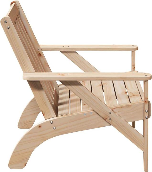 Actual product image VidaXL Adirondack garden chair 75x77x77 cm solid wood pine garden chair Chair