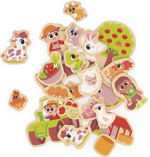 Actual product image Janod Farm magnets