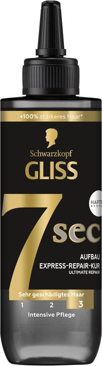 Actual product image Gliss 7 Sec Strength Express Repair Treatment 200ml, Ultimate Repair Hair Treatment with HAPTIQ Syst (200 ml)
