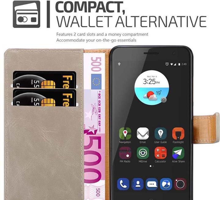 Actual product image Cadorabo Book Luxury Cover (ZTE Blade V7)