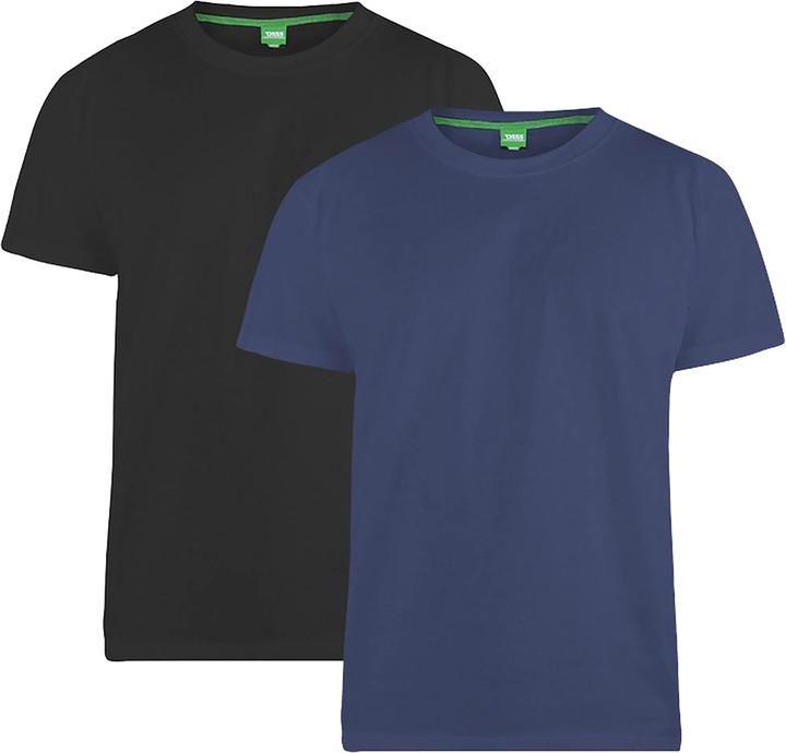 Immagine prodotto DUKE T-shirt Fenton D555 Kingsize a collo tondo 2-pack (4XL)