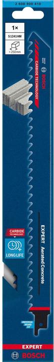 Image du produit Bosch Professional Zubehör Lame de scie sabre Expert 'Aerated Concrete' S 1241 HM, 1 pièce