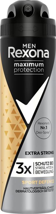 Actual product image Rexona Maximum Protection Deodorant Spray Men Antiperspirant Sport Defence 150 ml (Spray)