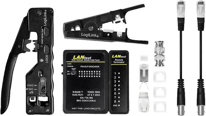 Immagine prodotto LogiLink Set di strumenti di rete, 4 pezzi (Attrezzi)