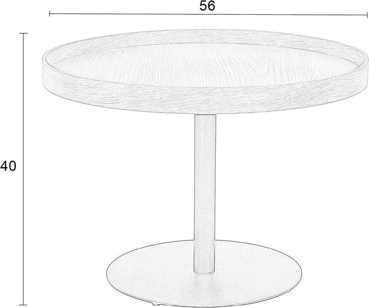 Actual product image Zuiver Side (56 x 56 x 40 cm)