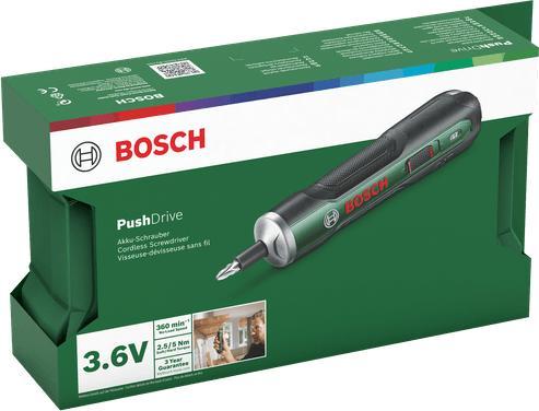 Actual product image Bosch Home & Garden PushDrive (Rechargeable battery operated)