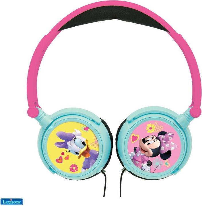Image du produit Lexibook Casque stéréo Disney Minnie Mouse pour enfants, pliable, filaire, avec limiteur de volume