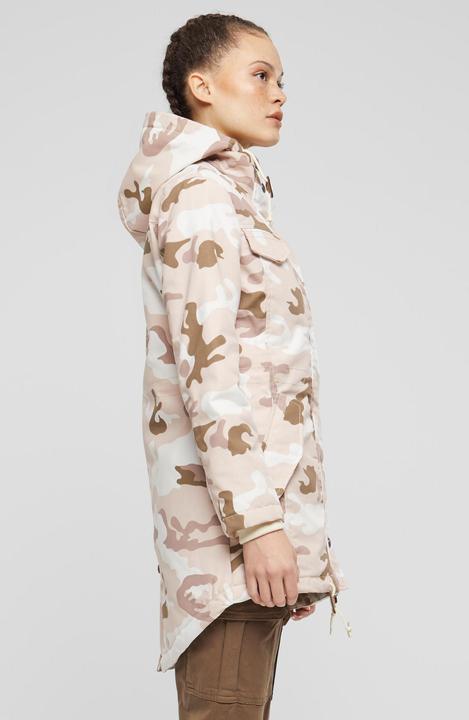 Actual product image Brandit Women's Marsh Lake Parka size XS colour candy/camouflage pattern (XS)
