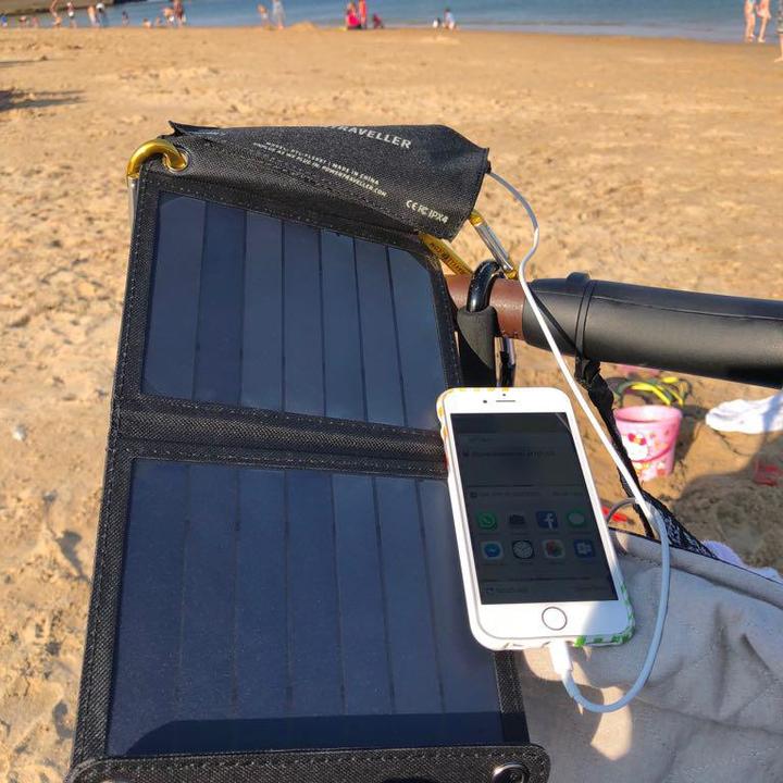 Produktbild Powertraveller Solarladegerät Falcon 7 mit 1x USB-A Output