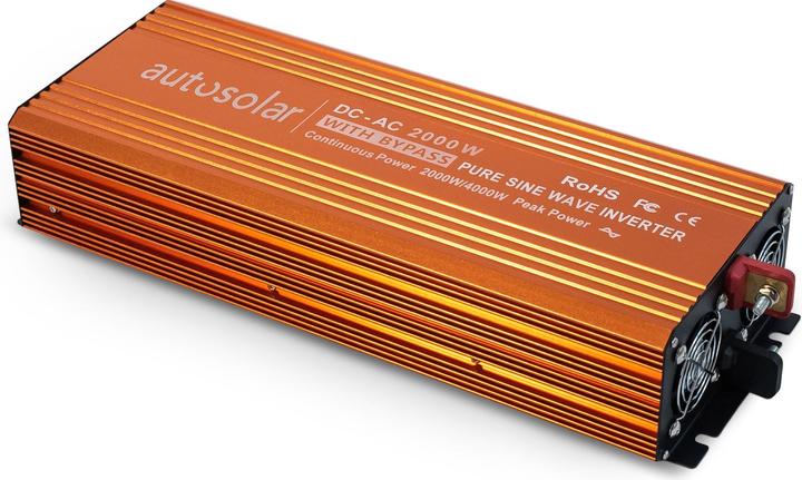 Produktbild Autosolar 2000 Watt 12V mit Bypass Wechselrichter