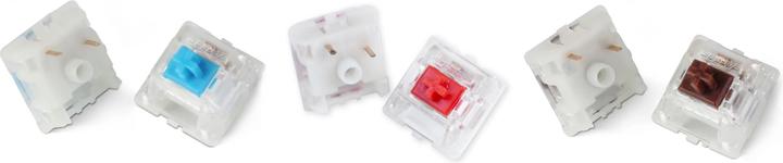 Actual product image Keychron Gateron Cap Golden-Brown Switch Set (35 pieces)