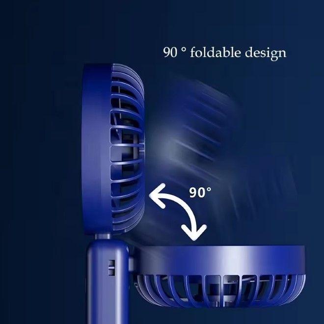 Actual product image MU Classic USB hand mini fan with 1200mAh battery (36 dB)
