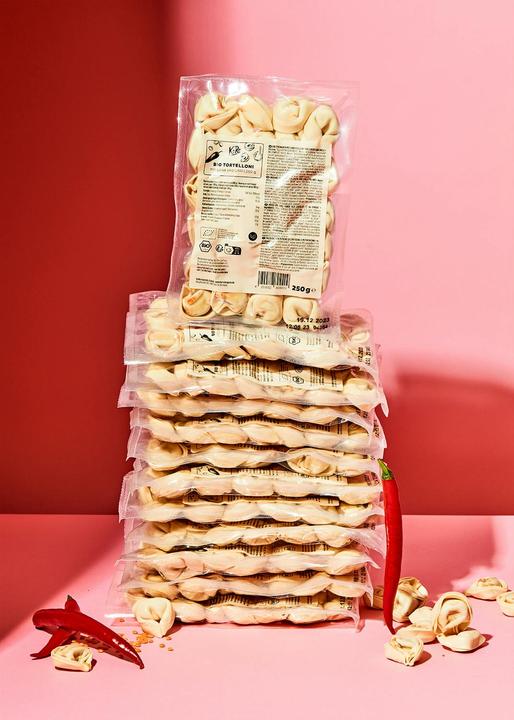 Actual product image KoRo Organic pasta with a lentil and chilli filling (3000 g)