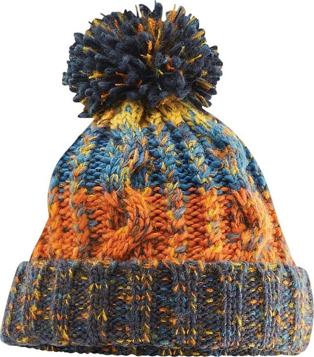 Actual product image Beechfield Womens/Ladies Corkscrew Pom Pom Beanie