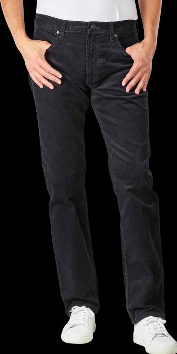 Actual product image Wrangler Greensboro (New Arizona) Cord Pant Straight Fit Bla (W32/L32)