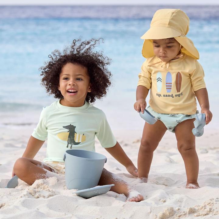 Actual product image Lässig Baby-Bademode Bade-Shirt LSF Short Sleeve Rashguard - Surfboards (80)