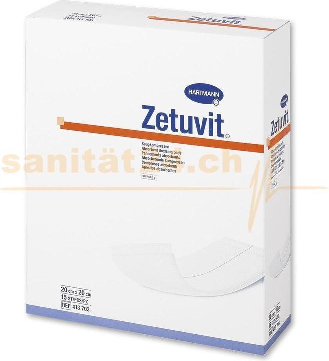Actual product image Hartmann Zetuvit absorbent dressings sterile 25 pieces