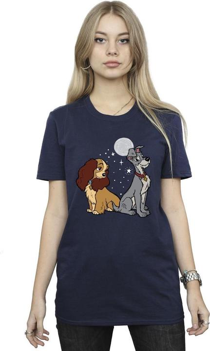 Image du produit Disney - T-shirt LADY AND THE TRAMP MOON - Femme (M)