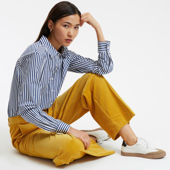 Immagine prodotto La Redoute Collections Pantaloni larghi in velluto a coste (38)