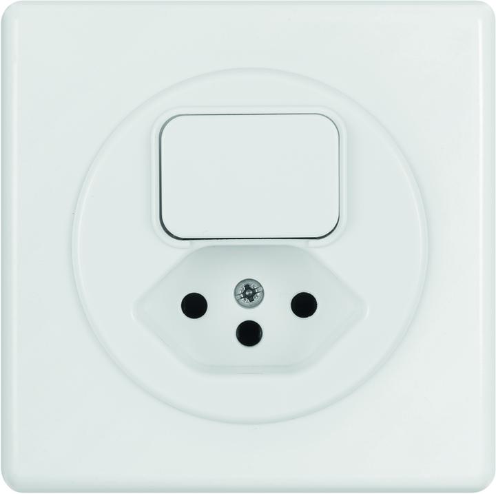 Actual product image Hager BASICO UP small combination S3 T13, ws