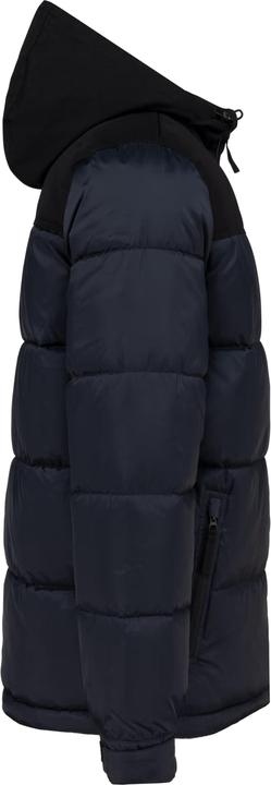 Kariban Zweifarbige Daunenjacke mit Kapuze