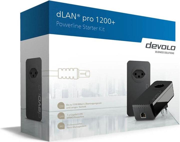 Produktbild Devolo pro 1200+ Starterkit (1200 Mbit/s)