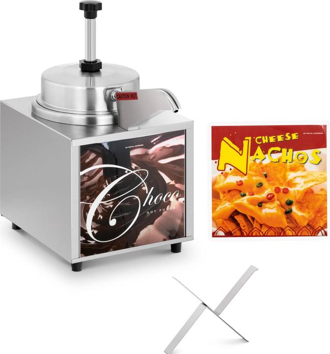 Produktbild Royal Catering Saucenspender Edelstahl Sossen Spender NachoKäse Spender Schokoladenspender 4,5 l