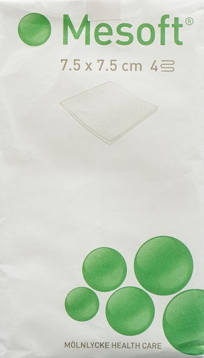 Image du produit Mesoft Compresse non tissée non stérile 7,5 x 7,5 cm
