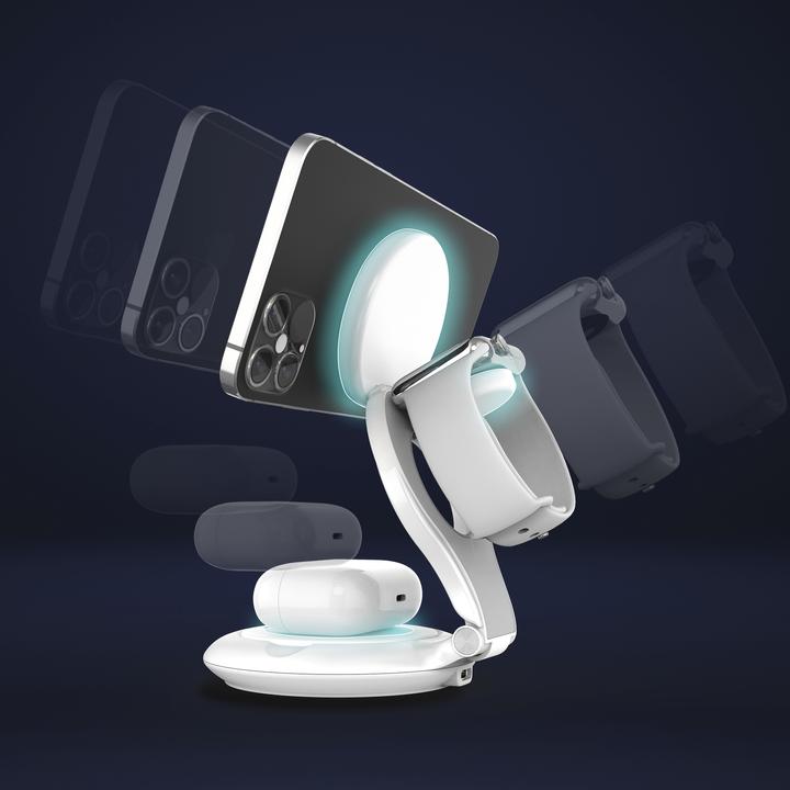 Productafbeelding j5Create QI2 3-IN-1 MAGNETIC FOLDABLE (15 W)