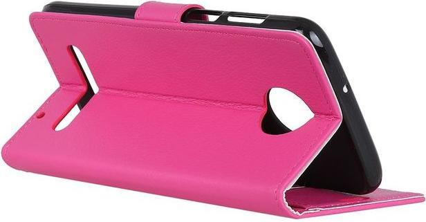 Produktbild MU Classic Litchi Leder Bookcover Series (Motorola Moto Z3 Play)