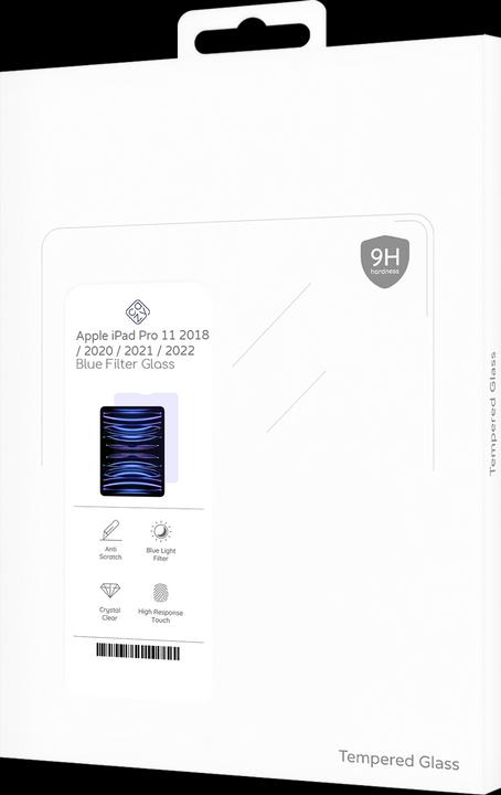 Produktbild Cazy Filter Schutzglass Kompatibel mit iPad Pro 11 2022 4th (Gen)/Pro 11 2021 (3rd Gen)/Pro 11 2020 (2nd (1 Stück, iPad Pro 11 2022 (4. Gen), iPad Pro 11 2021 (3. Gen), iPad Pro 11 2020 (2. Gen))