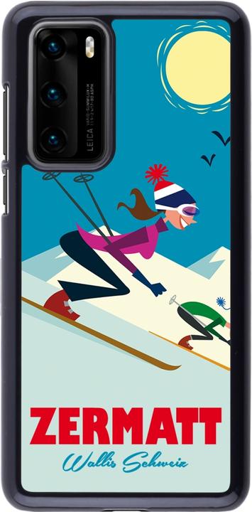 Produktbild PhoneLook Hülle Zermatt Ski Downhill (Huawei P40)