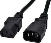 Image du produit RND Electronics Câble d'appareillage IEC 60320 C14 - IEC 60320 C13 10m noir (10 m)