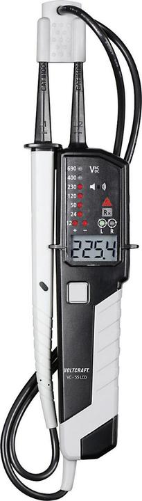2 adattatori per sonde di test da 4 mm - 2 tappi a pressione - protezione per sonde di test - batterie - istruzioni per l'uso.