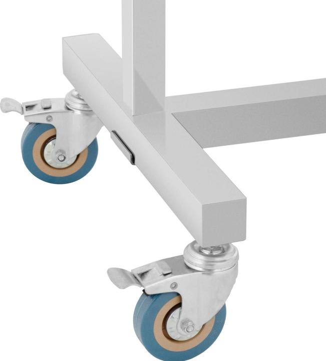 Actual product image Steinberg Instrument Trolley - mobile - 60 x 40 mm - height adjustable - stainless steel / rubber