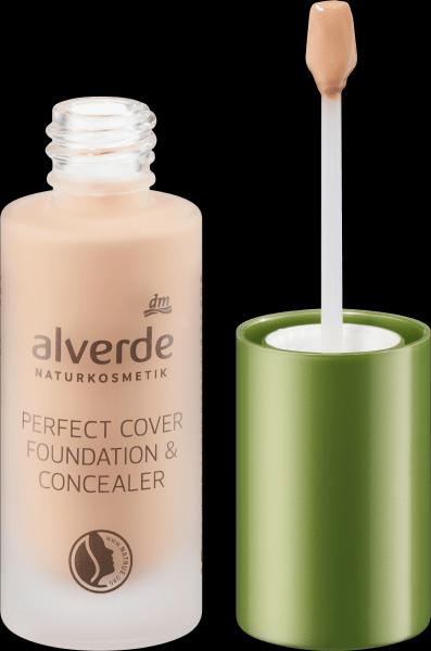 Immagine prodotto dm alverde Perfect Cover Foundation & Concealer Caramel 40 (Caramel)
